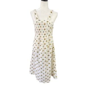 Vintage Jeff Banks Floral Summer Dress Made in England for Rembrandt
